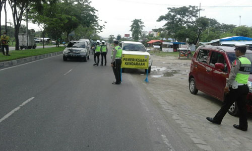 Selama Operasi Patuh Muara Takus; Jajaran Polda Riau Tilang 10.261 Kendaraan
